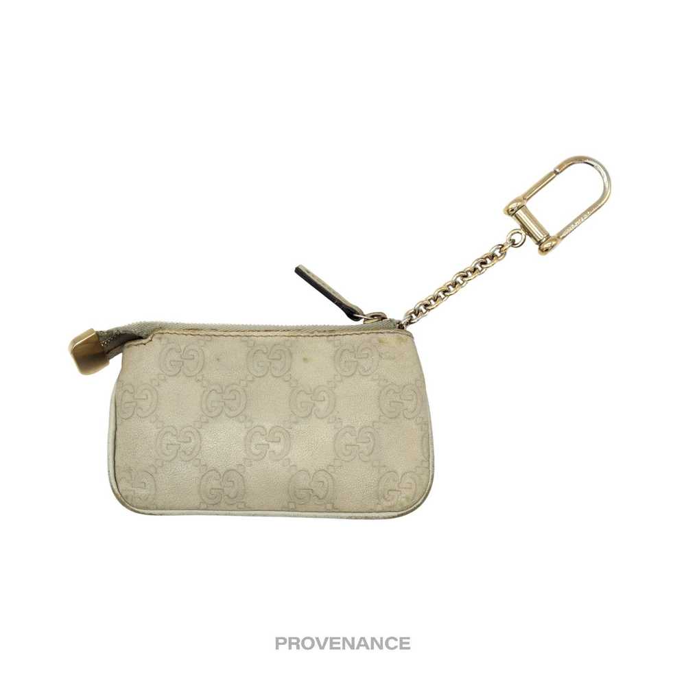 Gucci 🔴 Gucci Key Pouch Cles - Cream GG Guccissi… - image 2