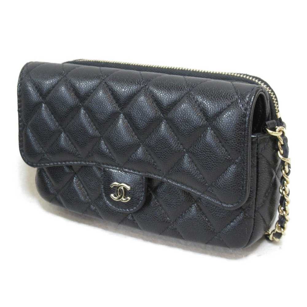 Chanel CHANEL Matelasse Chain Phone Case Wallet B… - image 3