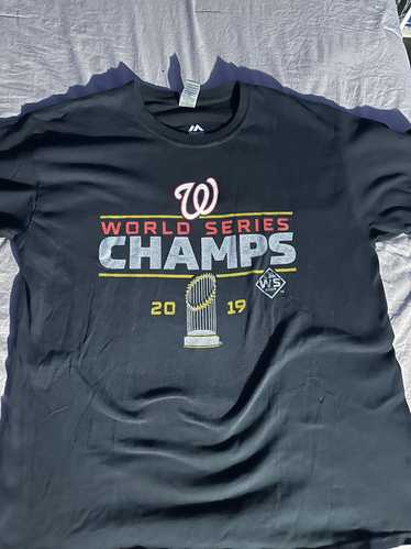 Majestic Washington Nationals 2019 World Series T-