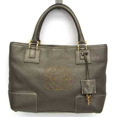 Loewe Loewe Anagram Women's Leather Handbag Metal… - image 1