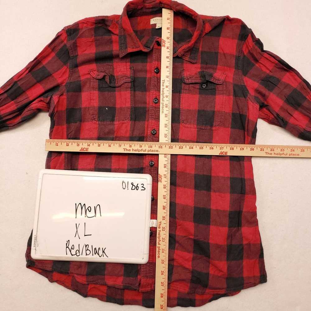 Sonoma Sonoma Gingham Flannel Button Up Shirt Men… - image 6