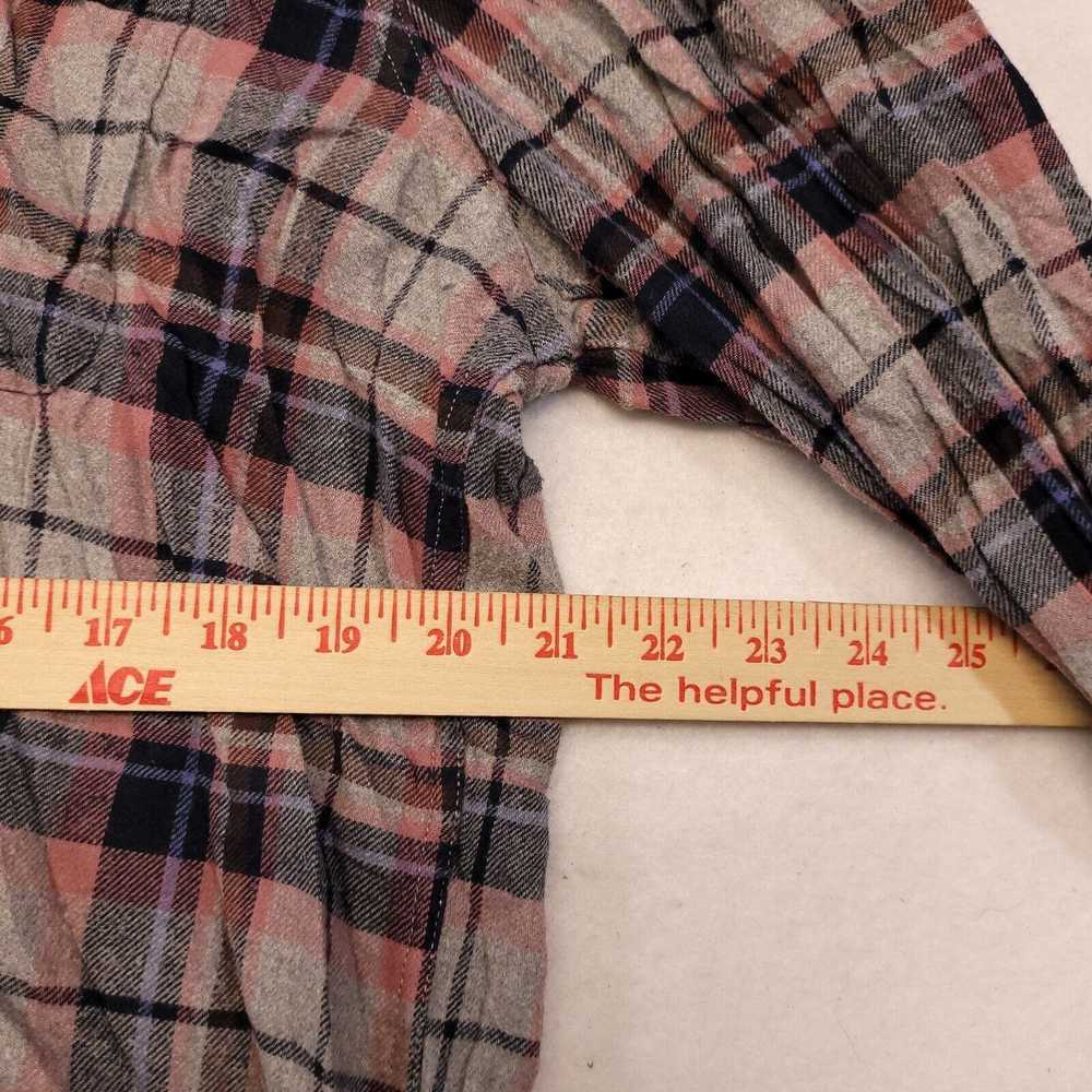 Sonoma Sonoma Madras Flannel Button Up Shirt Mens… - image 9