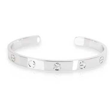 Cartier Cartier Love Diamond Cuff in 18KT White G… - image 1