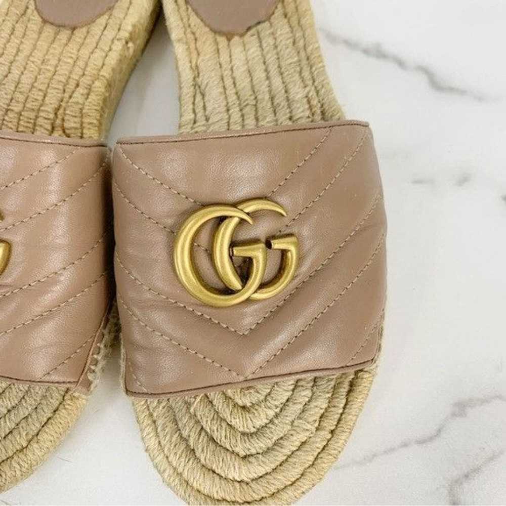 Gucci GUCCI Matelasse GG Marmont Pilar Espadrille… - image 5