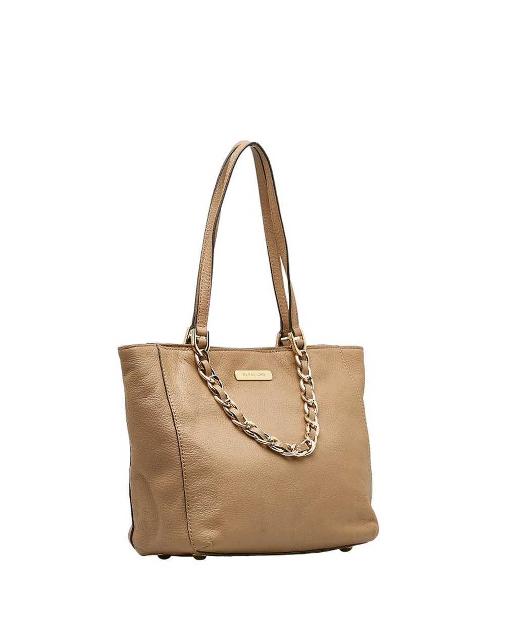Michael Kors Leather Chained Tote Bag in Brown - image 2