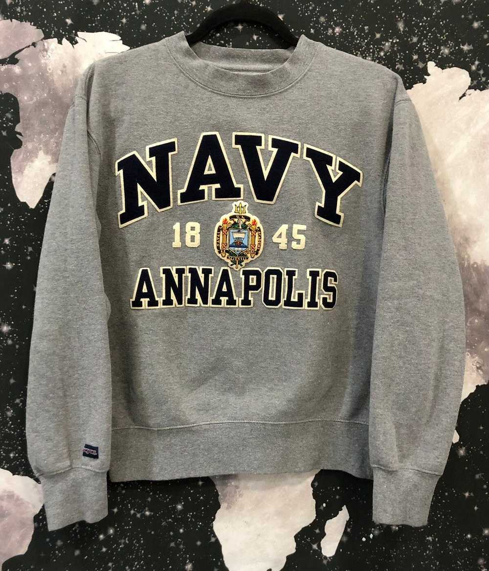 American College × Jansport × Vintage Navy sweater - image 1