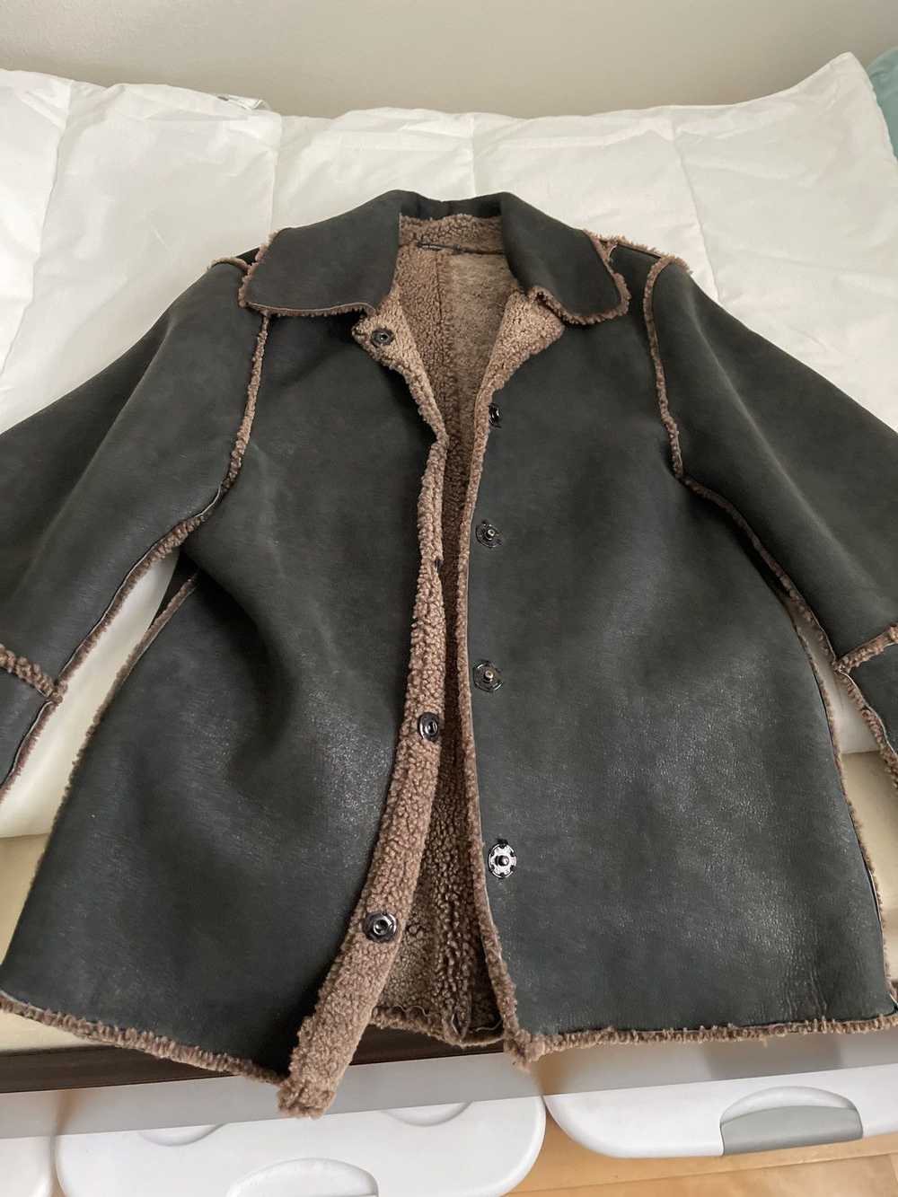 Ann Demeulemeester AW99 Shearling Jacket - image 9