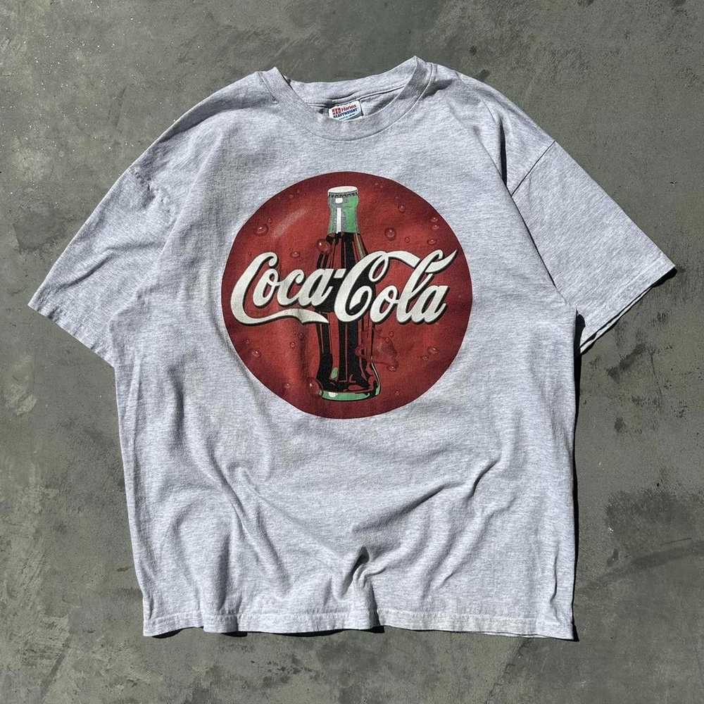 Coca Cola Vintage 90s circular logo Coca Cola promo t… - Gem