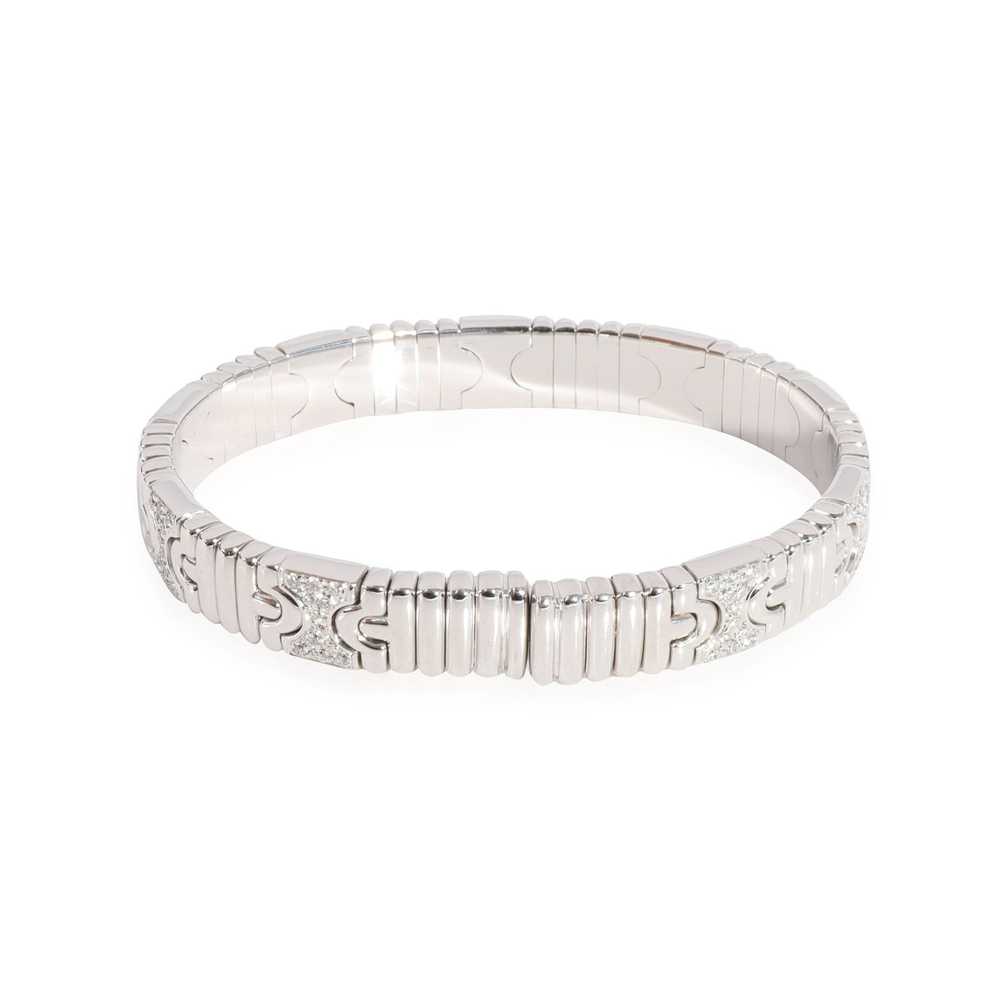 Bvlgari Bulgari Parentesi Diamond Cuff in 18k Whi… - image 3