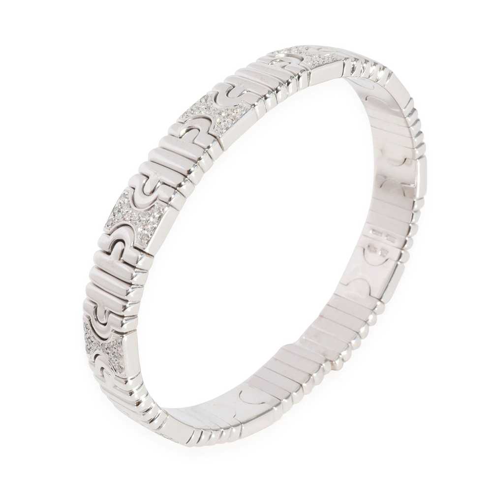 Bvlgari Bulgari Parentesi Diamond Cuff in 18k Whi… - image 4