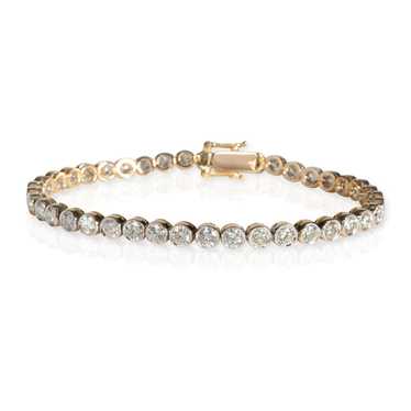 Tiffany & Co. Bezel Set Diamond Bracelet in 18K 2… - image 1