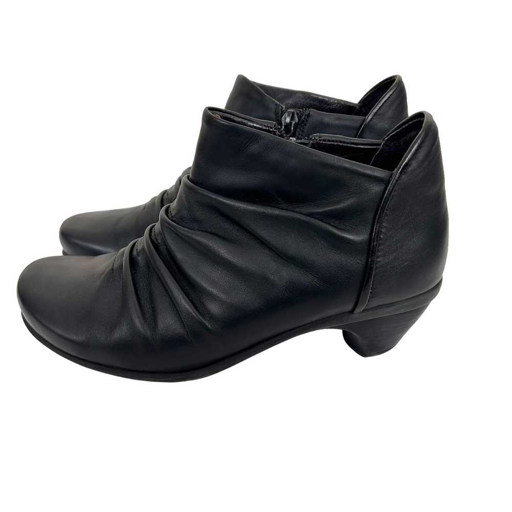 Other NAOT Black Leather Advance Slouch Booties S… - image 3
