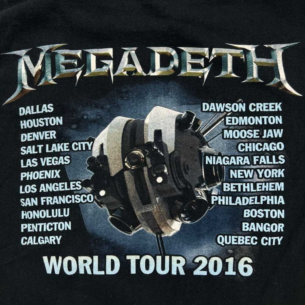 Band Tees × Megadeth × Vintage VTG 2016 Megadeth … - image 5