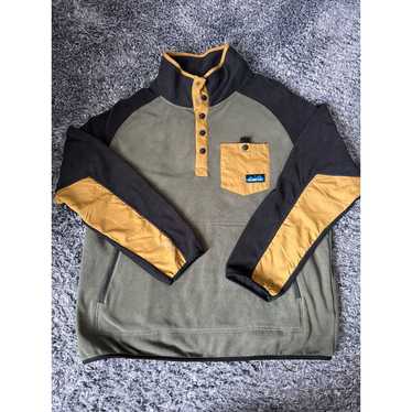 KAVU Kavu Tennaway Quarter Snap Fleece Jacket Size