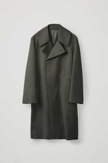 Cos COS Oversized Forest Green Trench Coat - image 1