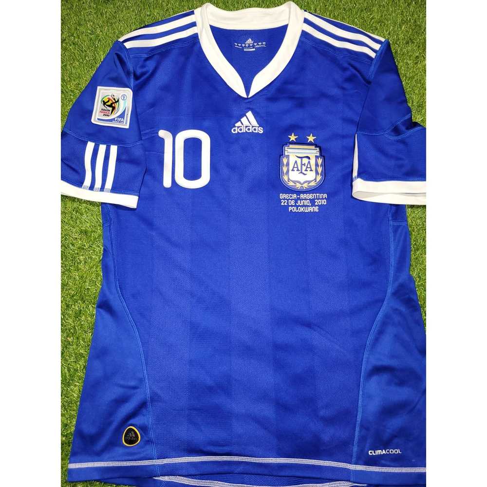 Adidas Messi Argentina 2010 WORLD CUP Away Soccer… - image 1