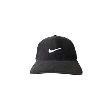 Nike vintage nike black tag canvas snap back hat c