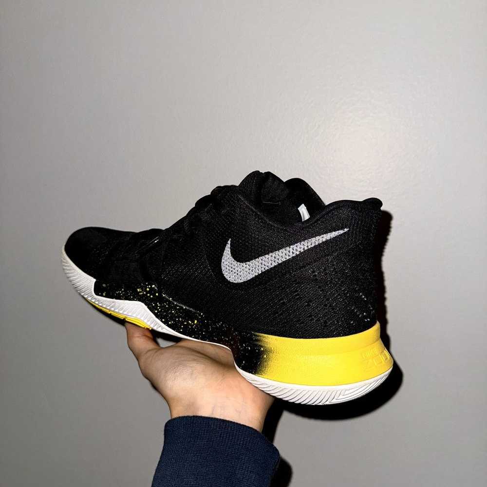 Nike Nike Kyrie 3 black and yellow - image 5