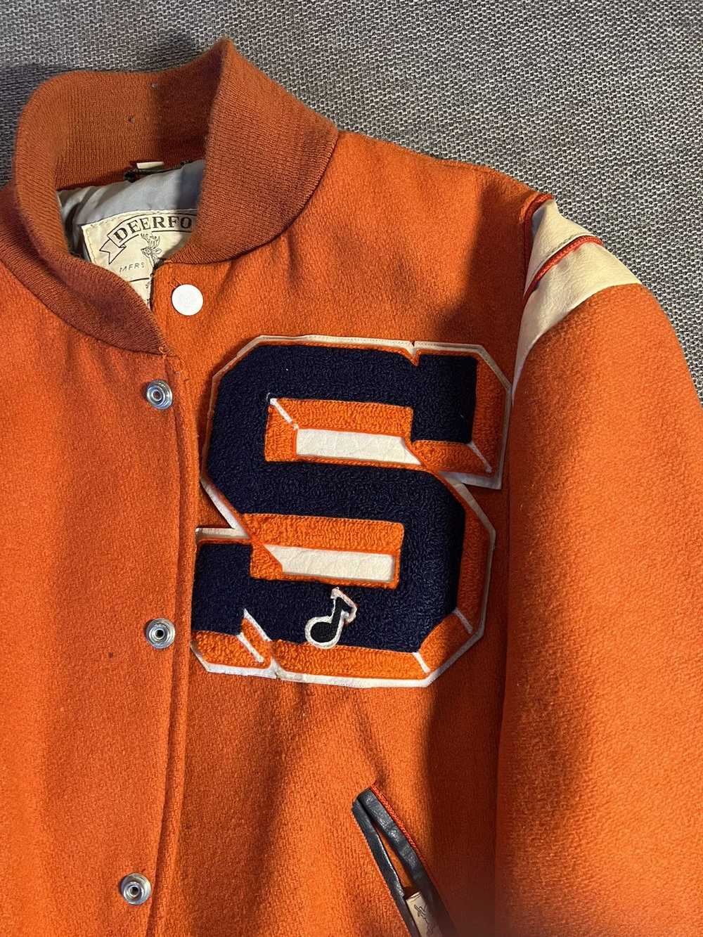 Vintage Syracuse Orange Varsity Jacket Small Vint… - image 4