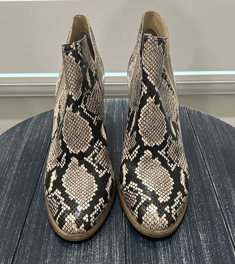 Vince Camuto Vince Camuto Snakeskin Booties - image 3