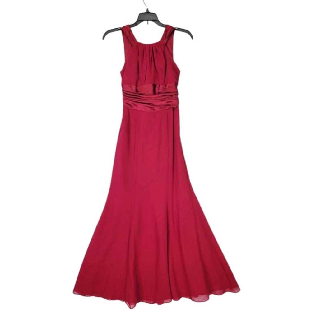 Vintage Davids Bridal Gown Women"s Size 2 Red Fit… - image 3