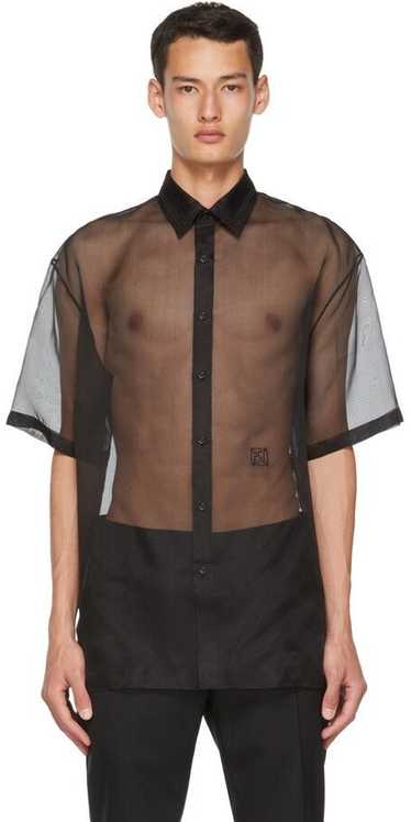 Fendi Fendi Silk Organza Sheer Shirt
