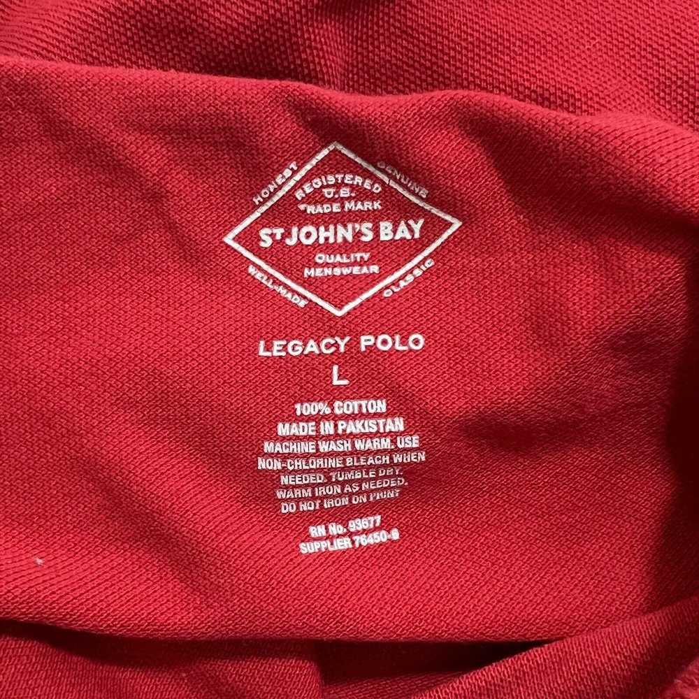 St. Johns Bay JCPenney Employee Red Short Sleeve … - image 3