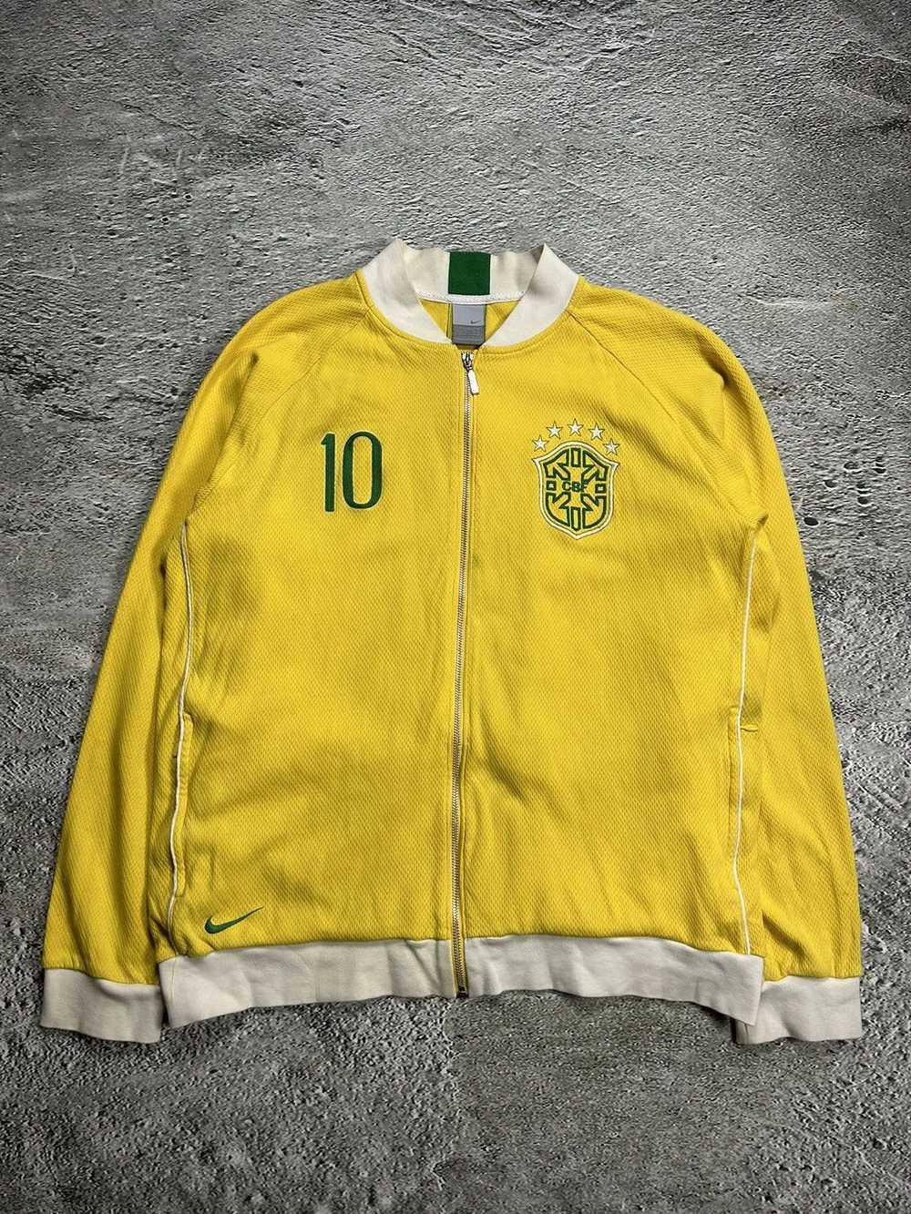 Nike × Vintage Nike Brazil track jacket 10 Ronald… - image 1