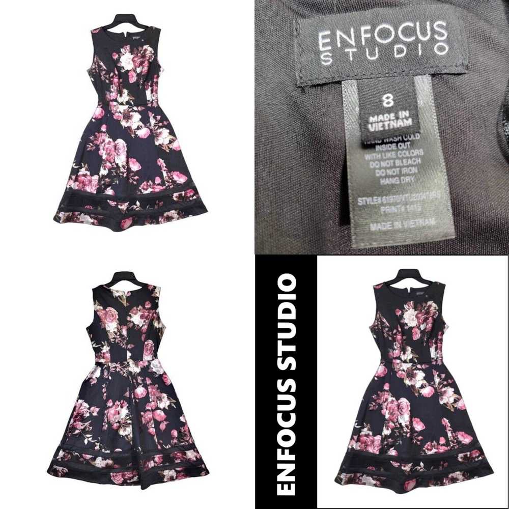 Vintage Enfocus Studio Black Dress Size 8 Women S… - image 4
