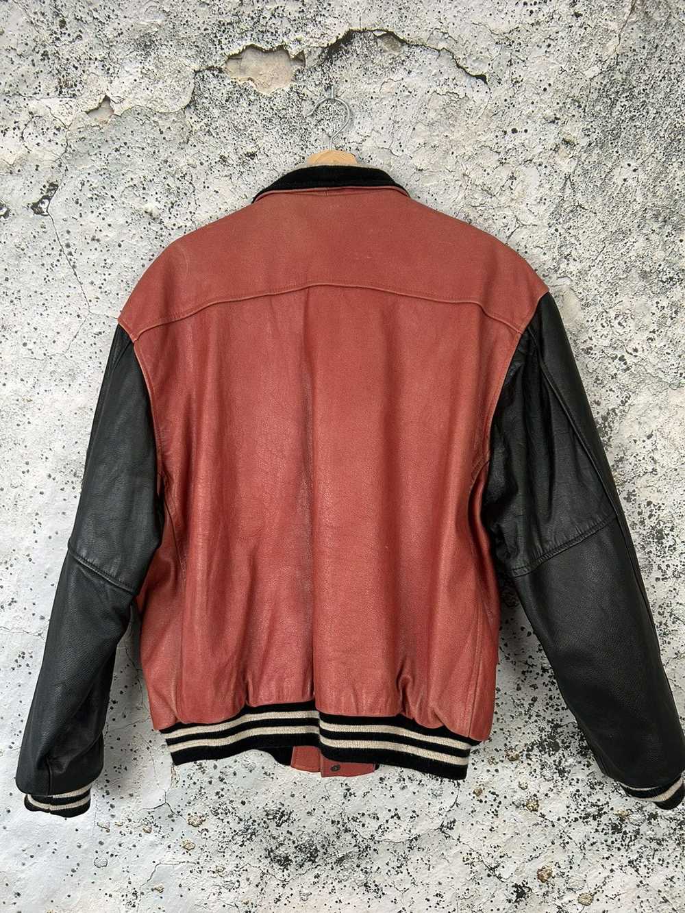 Genuine Leather × Vintage Vintage Bronx Bomber Ge… - image 7