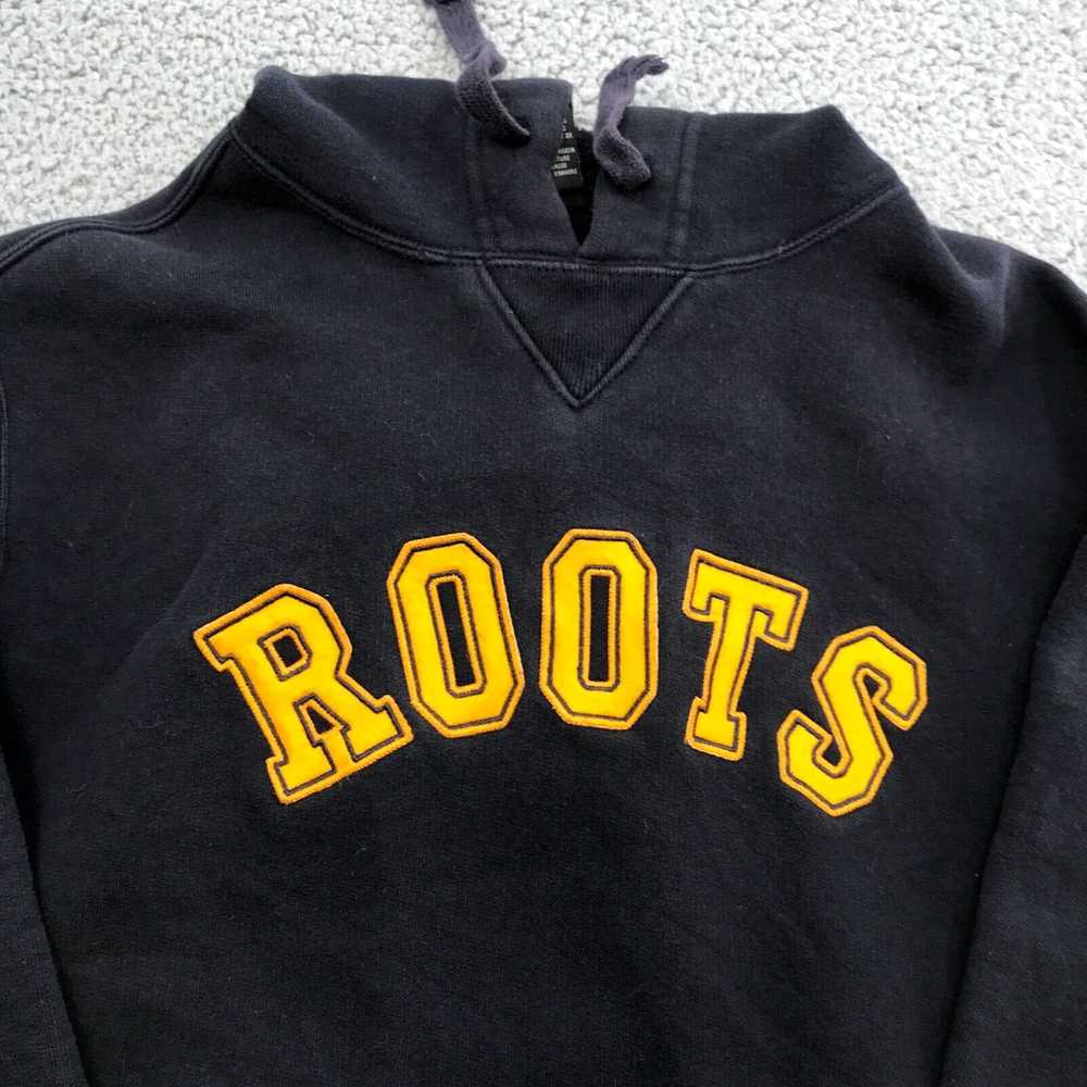 Roots Roots Sweater Womens Small Black Roots Spel… - image 2