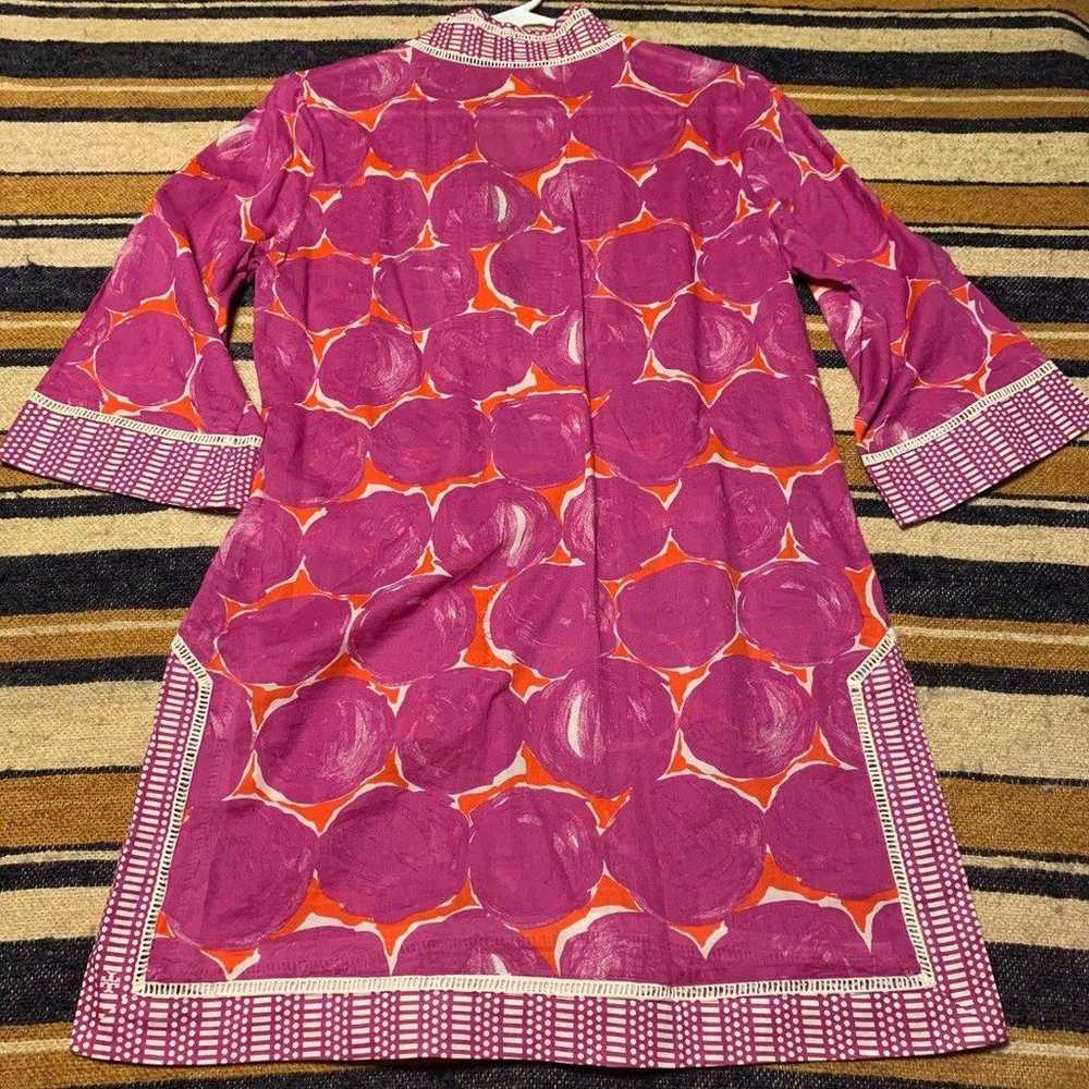 Tory Burch Tunic Top Coverup Caftan Cotton Small … - image 5
