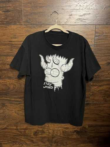 Designer Bart Simpson Stay Weird T-shirt