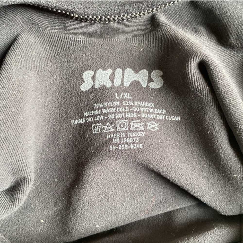 SKIMS Sculpting Snaps Bodysuit Onyx L/XL NWOT - image 8