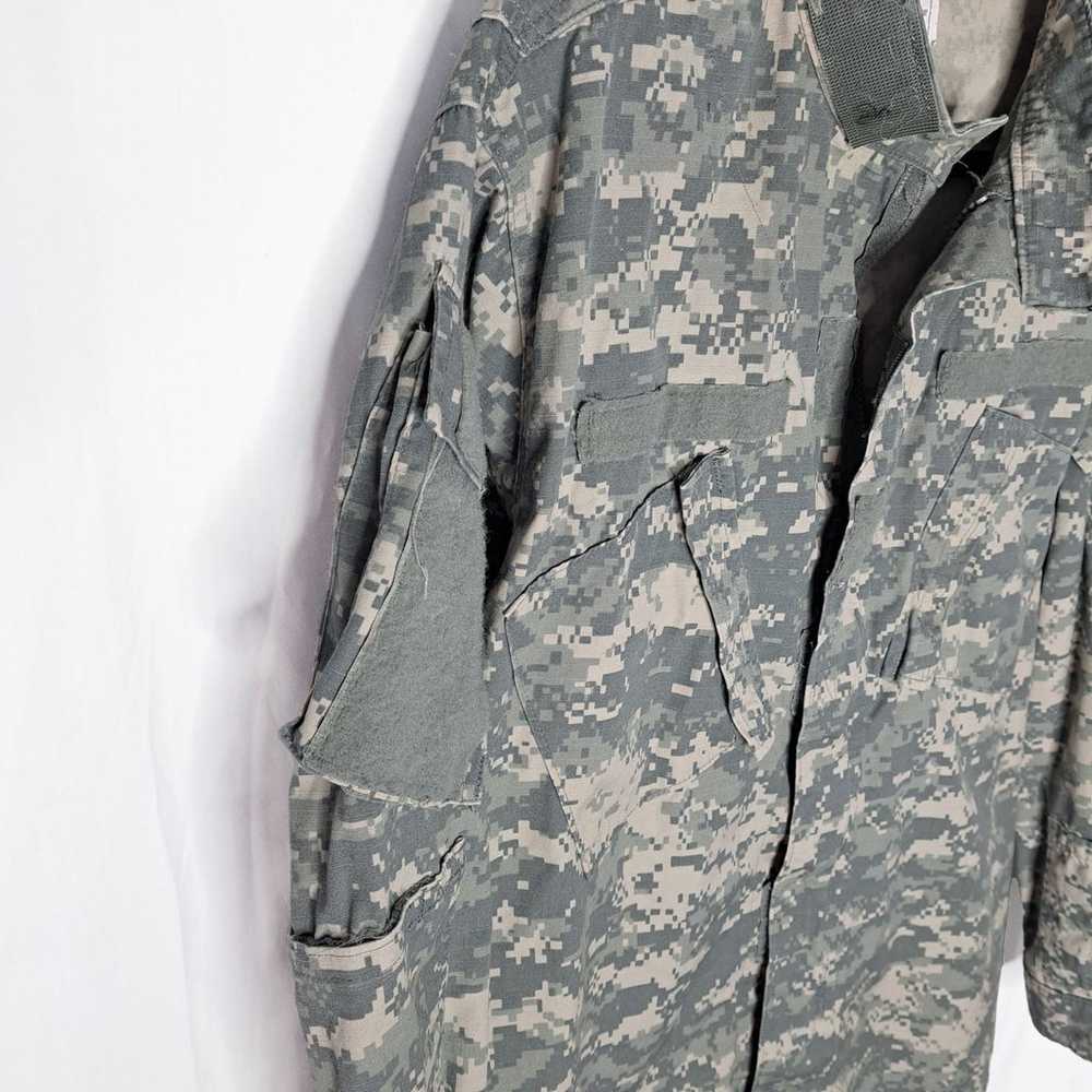 Army Combat Uniform Coat Sz Large Long Army Digit… - image 8