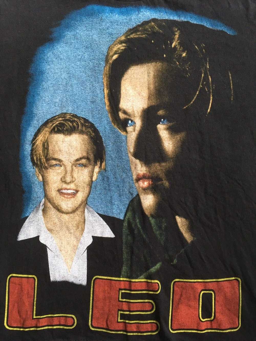 Movie × Rap Tees × Vintage Leonardo DiCaprio Shir… - image 3