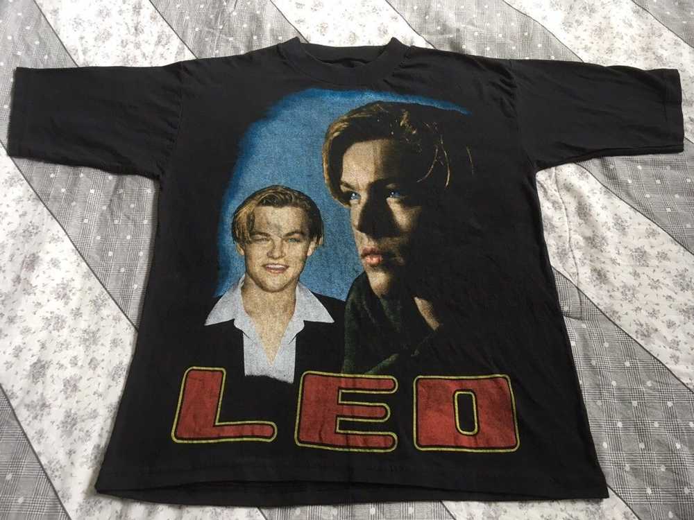 Movie × Rap Tees × Vintage Leonardo DiCaprio Shir… - image 5