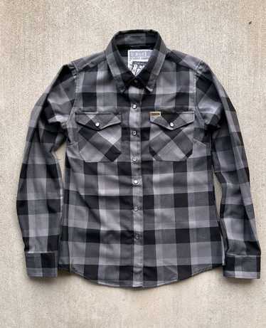 Dixxon Dixxon Pearl Snap Flannel Shirt Small 1911 