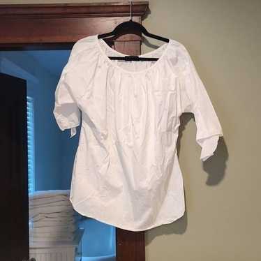 Hatch White maternity blouse - image 1