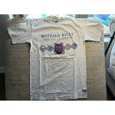 Nutmeg Vintage 1990 Buffalo Bills AFC Champions T… - image 1
