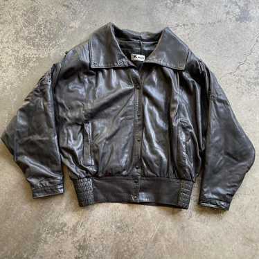 Leather Jacket coolest paris made in italy black … - image 1