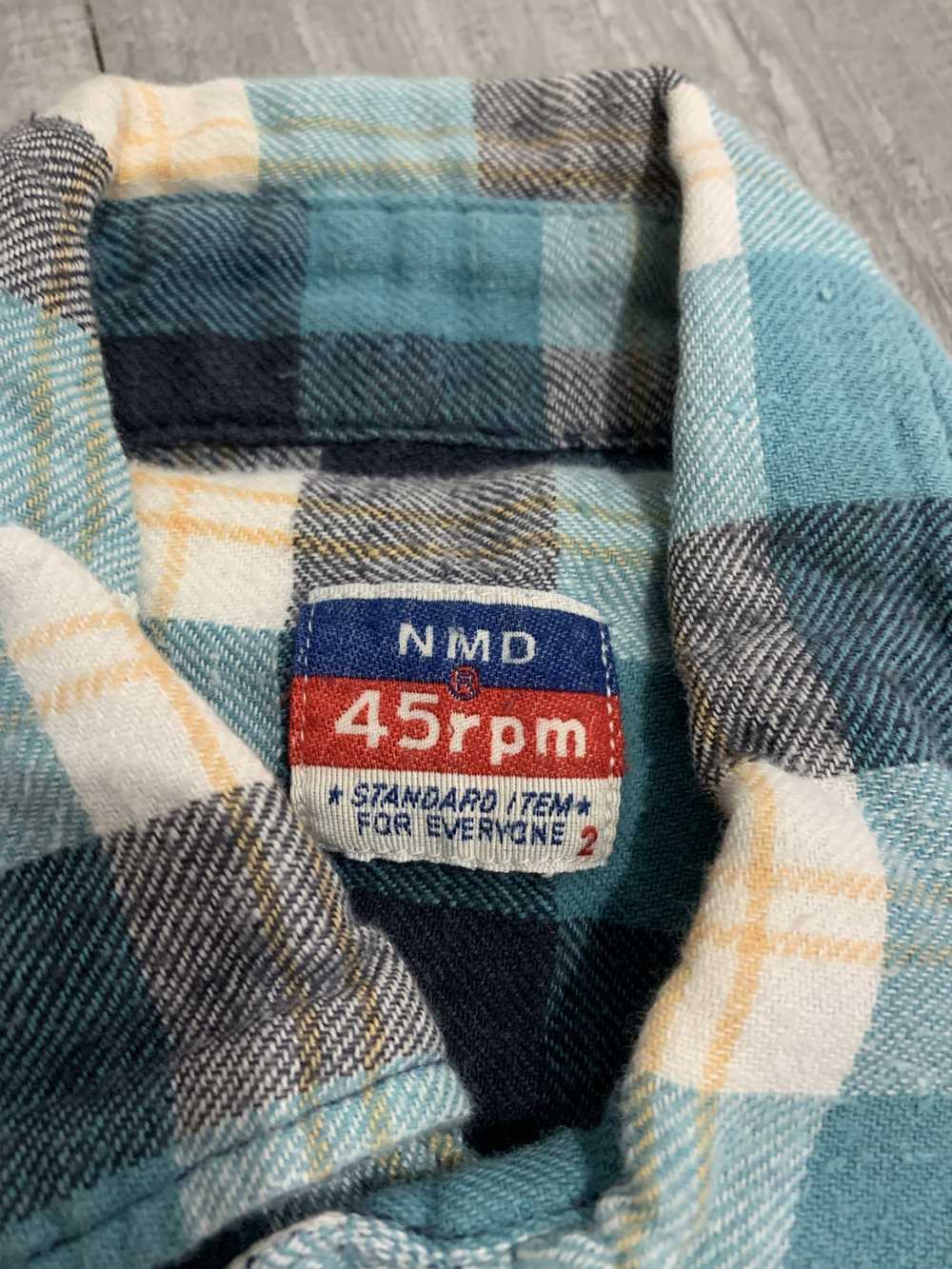 45rpm × Japanese Brand 45RPM NMD Plaid Button Up … - image 4