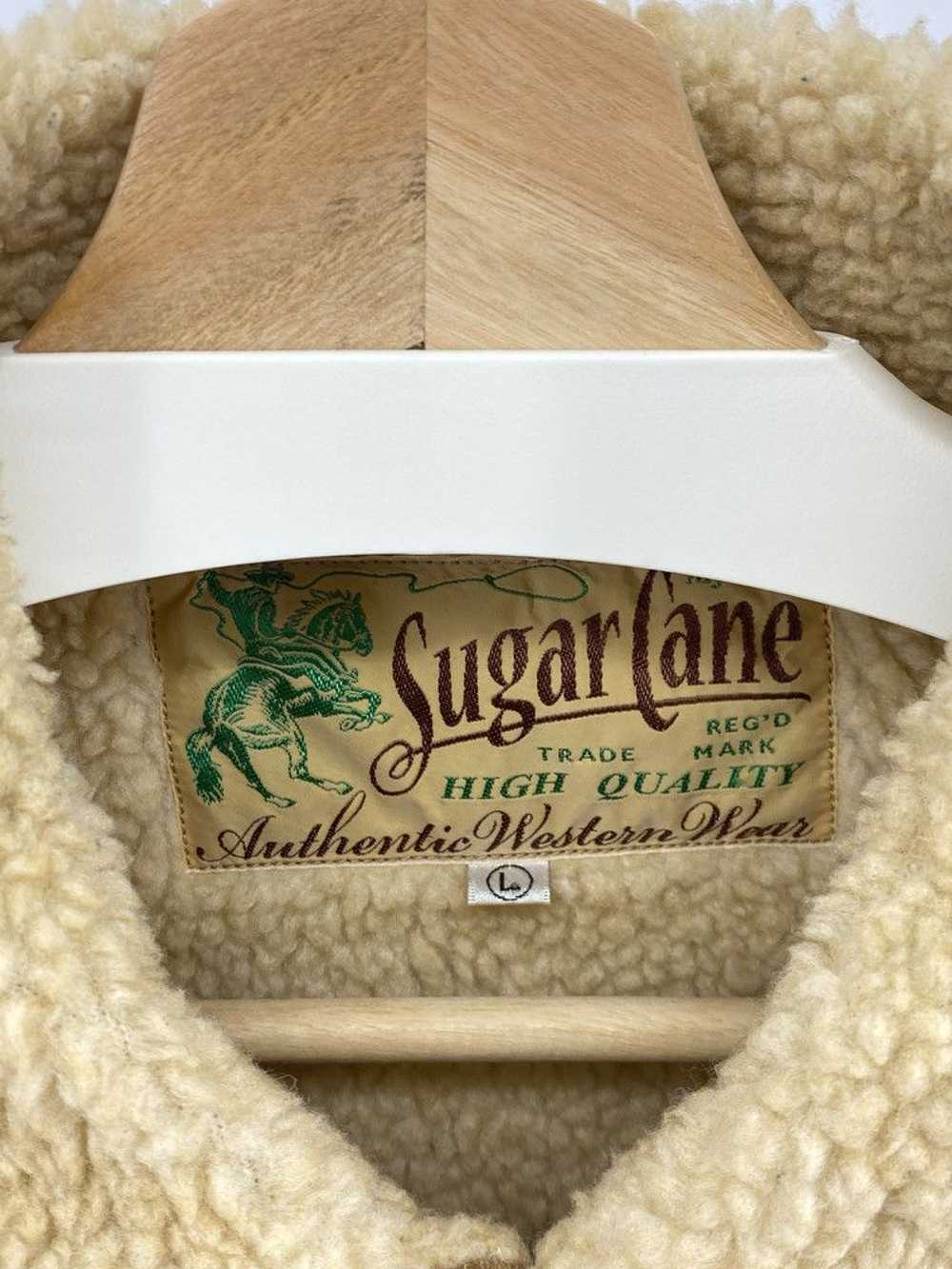 Sugar Cane Corduroy Sherpa Trucker - image 2