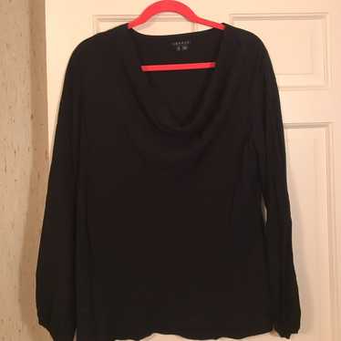 Theory cowl neck blouse