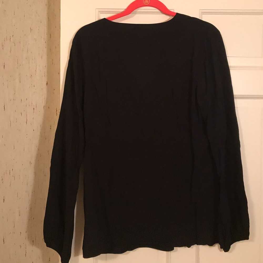 Theory cowl neck blouse - image 3