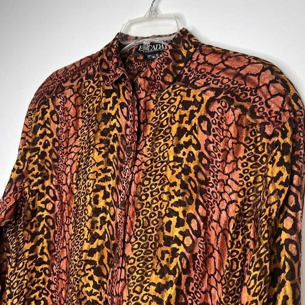 Escada by Margaretha Ley 100% Silk Blouse Shirt C… - image 4