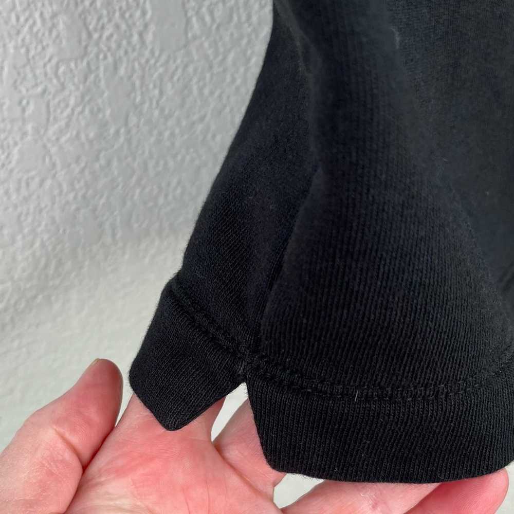 Dries Van Noten Solid Black Short Sleeve Crewneck… - image 7