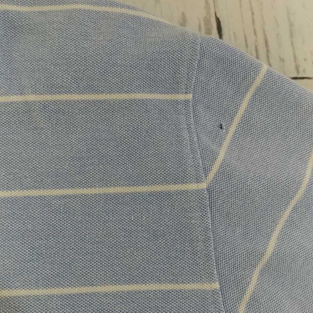 Nautica Nautica Striped Polo Shirt Blue Size M - image 4