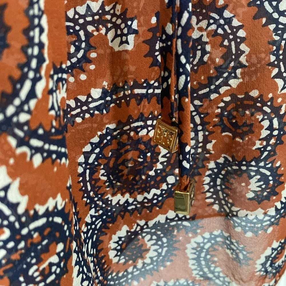 Tory Burch 100% silk tunic.  Size M/L - image 3