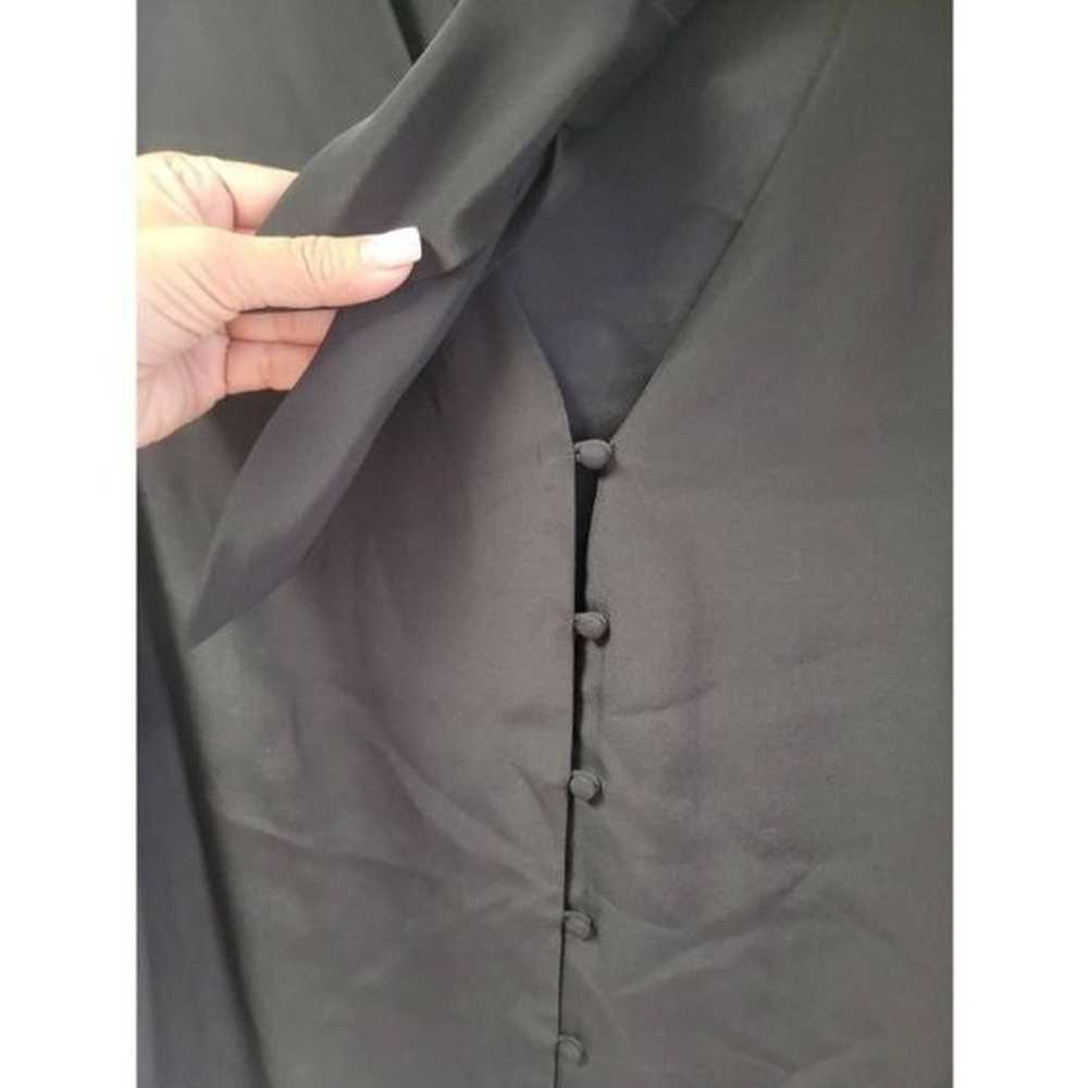 Frame Silk Chiffon Tie Neck Blouse XS - image 4